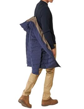 Abrigo Tanta Lochainin marino para hombre