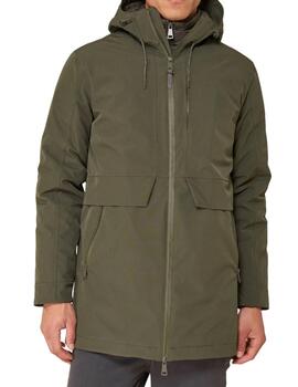 Abrigo Tanta Flako verde khaki para hombre