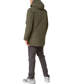 Abrigo Tanta Flako verde khaki para hombre