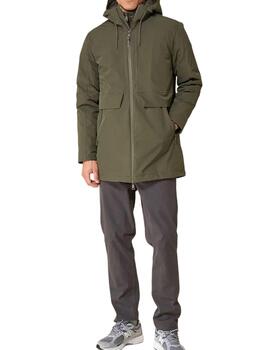 Abrigo Tanta Flako verde khaki para hombre