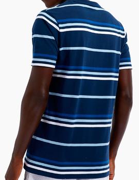 Camiseta Ellesse rayas azul marino para hombre