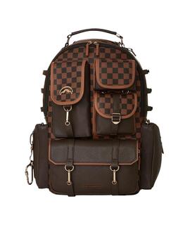 Mochila Sprayground Brown Checkered Special oops