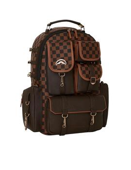 Mochila Sprayground Brown Checkered Special oops