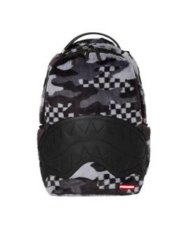 Mochila Sprayground de pelo Flock 3 AM negra