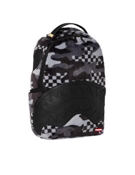 Mochila Sprayground de pelo Flock 3 AM negra