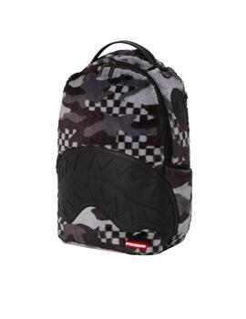 Mochila Sprayground de pelo Flock 3 AM negra