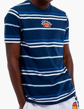 Camiseta Ellesse rayas azul marino para hombre