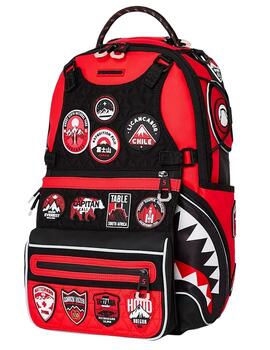 Mochila Sprayground parches roja Expedition Red Backpack