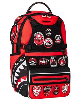 Mochila Sprayground parches roja Expedition Red Backpack