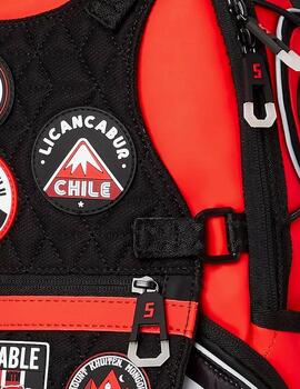 Mochila Sprayground parches roja Expedition Red Backpack