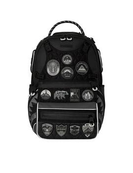 Mochila Sprayground parches negros Expedition In Black