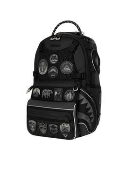 Mochila Sprayground parches negros Expedition In Black