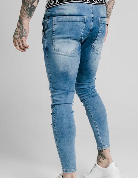 Vaquero Siksilk elastico para hombre