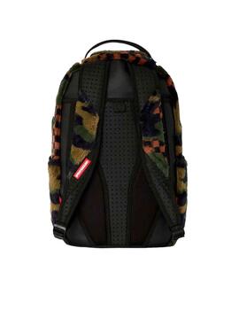 Mochila Sprayground de pelo Green 3 AM Fur Backpack