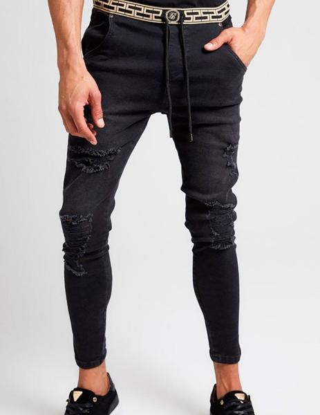 Siksilk negro cintura elástica para hombre