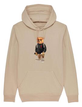 Sudadera Baron Filou beige Organic Hoodie XCVI