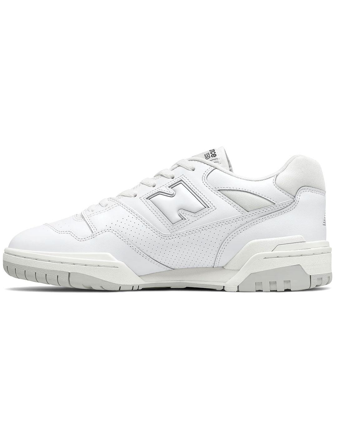 Zapatillas New Balance 550 todas blancas