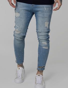 Vaquero Siksilk Low Rise Denims azul para hombre