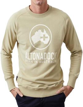 Sudadera Altona Dock Australia verde kaki