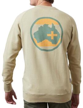 Sudadera Altona Dock Australia verde kaki