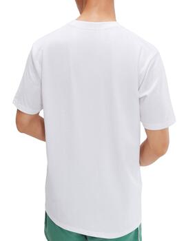 Camiseta Ellesse Lentamente blanca a rayas