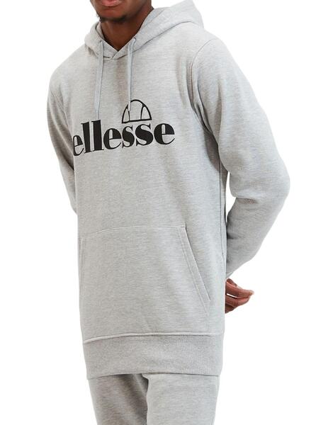 Sudadera logo Ellesse gris para hombre