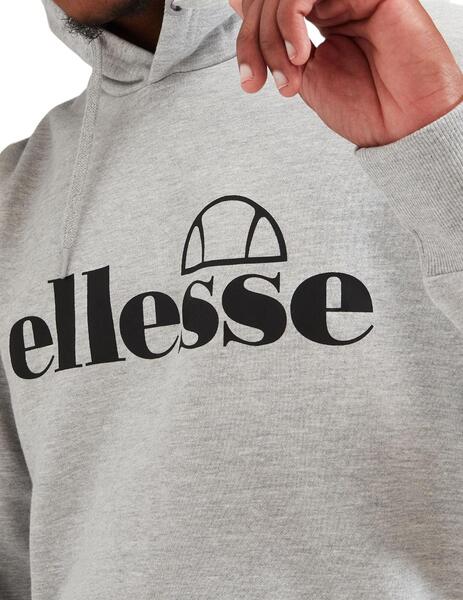 Sudadera Ellesse Gerguna 1/2 Zip Gris/Bco Hombre