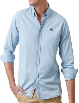 Camisa Altona Dock azul vaquero para hombre