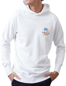 Sudadera Altona Dock Peace blanca para hombre