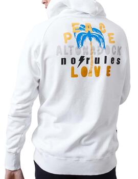 Sudadera Altona Dock Peace blanca para hombre