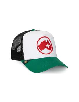 Gorra Altona Dock blanca, verde y negra para chico y chica
