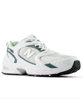 Zapatillas New Balance 530 blancas y verdes