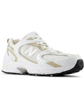 Zapatillas New Balance 530 blancas con beige