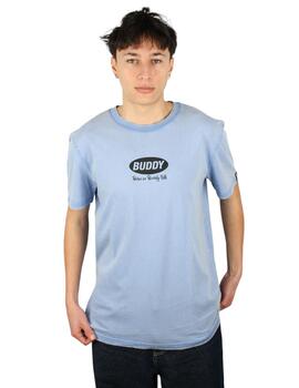 Camiseta Buddy Beverly Hills azul vintage