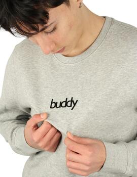 Sudadera Crew Buddy HD gris para chico