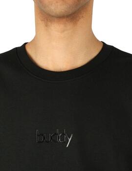 Sudadera Crew Buddy HD negra para chico