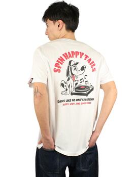 Camiseta Buddy Perro Dálmata blanca