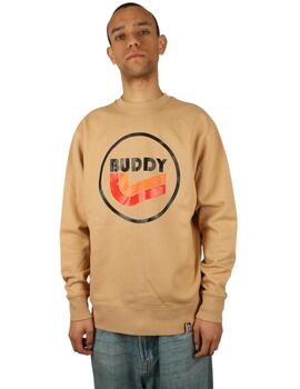 Sudadera Buddy Crew Clean camel