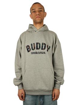 Sudadera Buddy Freak Smile Oversized gris