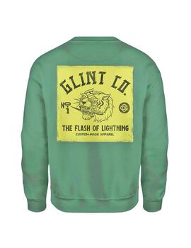 Sudadera Glint Tiger Crew verde