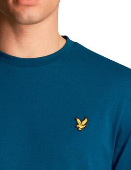 Camiseta Lyle Scott azul cobalto para hombre