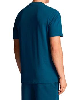 Camiseta Lyle Scott azul cobalto para hombre