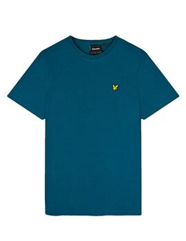 Camiseta Lyle Scott azul cobalto para hombre