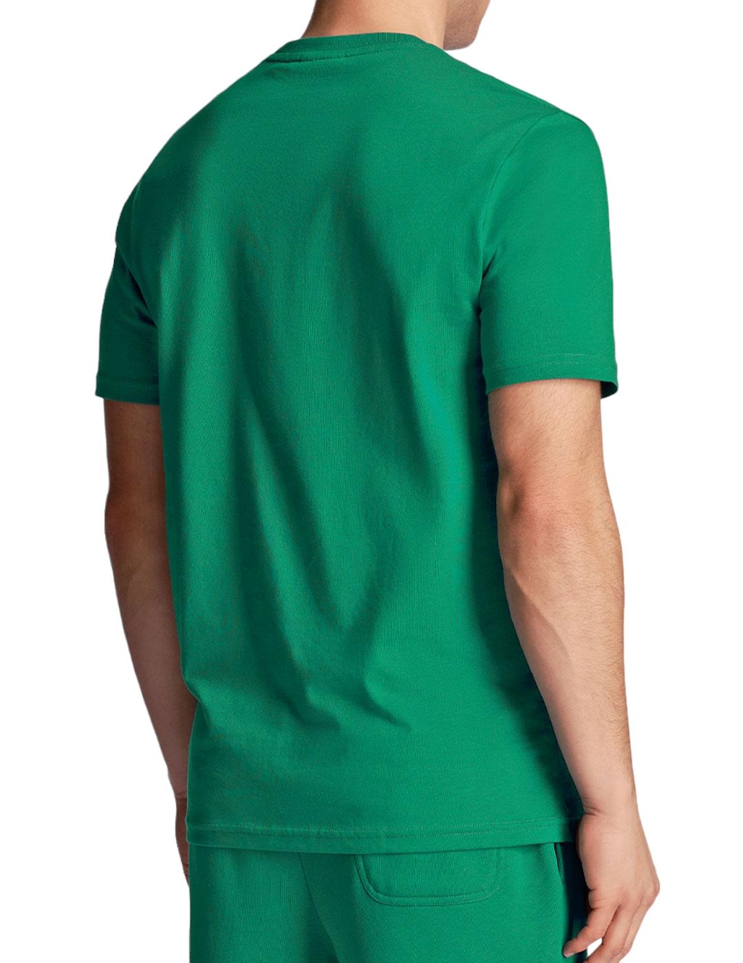 Camiseta Lyle Scott verde manzana para hombre