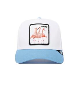 Gorra Goorin Bros flamingos blanca