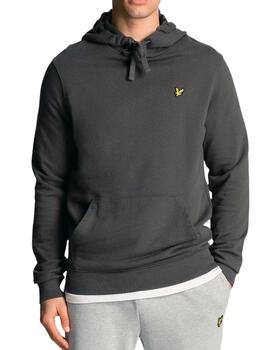 Sudadera Lyle Scott gris oscura para hombre