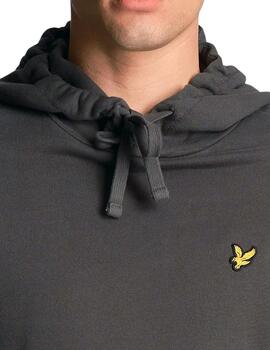 Sudadera Lyle Scott gris oscura para hombre