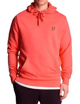 Sudadera Lyle Scott rosa fucsia para hombre