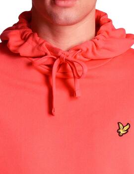 Sudadera Lyle Scott rosa fucsia para hombre