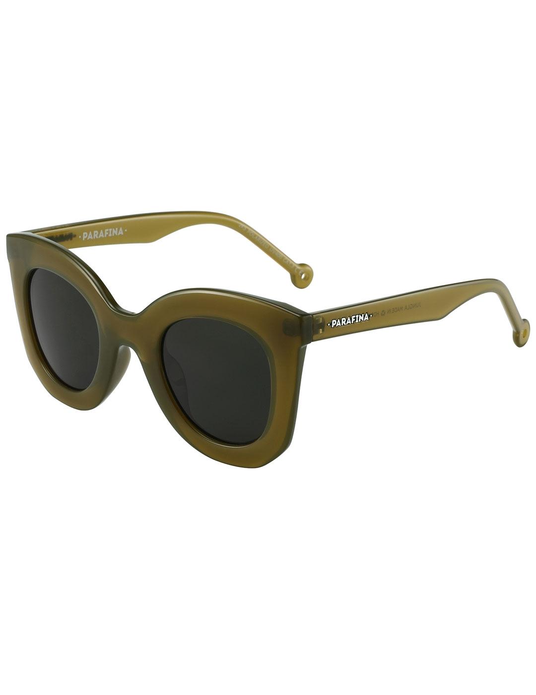 Gafas Parafina Jungla Olive Smoke Grey